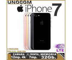 iPhone 7 de 32Gb y 128gb Nuevos Unocom Caracol