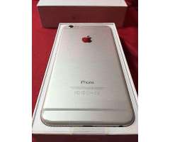 iPhone 6 de 64 gb Silver Blanco Con accesorios, libre de todo mal 4g