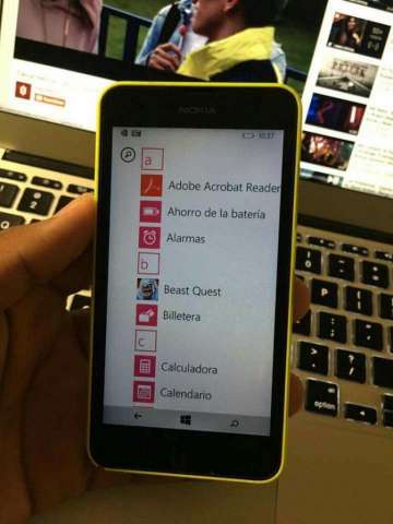 Nokia Lumia 635 Como iPod