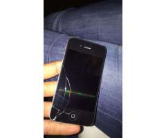 iPhone 4S 16Gb Negro Glass Trisado