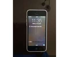 Vendo iPhone 5c Color Blanco en Muy Buen