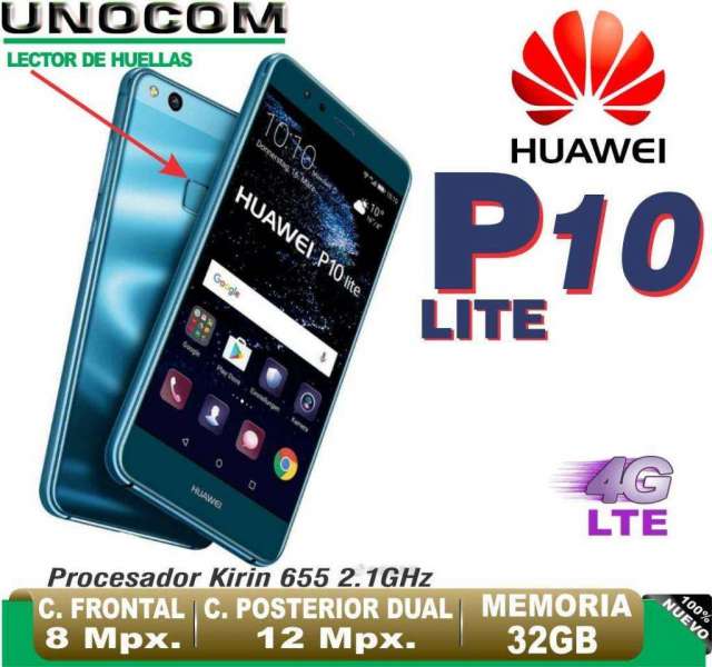 P10 LITE 32GB 3Ram NUEVOS mas REGALO MICA DE VIDRIO, INCLUYE ESTUCHE P10 LITE 32GB 3Ram NUEVOS mas REGALO MICA DE VIDRIO, INCLUYE ESTUCHE