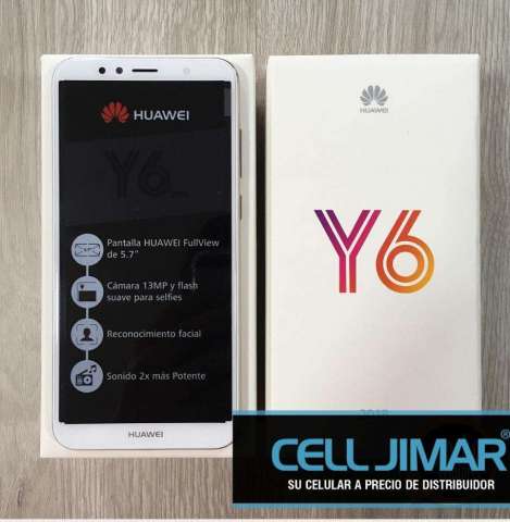 HUAWEI Y6 2018 NUEVOS DE PAQUETE CON GARANTÍA HUAWEI Y6 2018 NUEVOS DE PAQUETE CON GARANTÍA