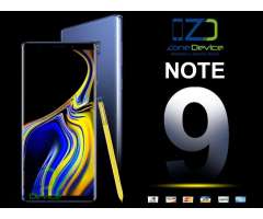 Samsung Galaxy Note 9 Negro Lila Azul PROMOCION
