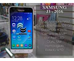 Smartphone Samsung J3 &#x2f; 2016 De segunda mano