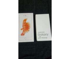 Cajas de iPhone 6s Plus Y J7 Prime