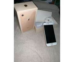Vendo iPhone 8 Normal 64 Gb Color Rosa Como de Paquete con Caja Y Accesorios 650