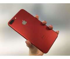 Iphone 7 Plus, 256 GB. Rojo, edición especial. No cambios.