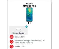 Huawei Mate 20 Pro con cargador inalambr