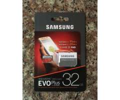 micro SD Samsung EVO Plus 32 GB más Adaptador SD NUEVA