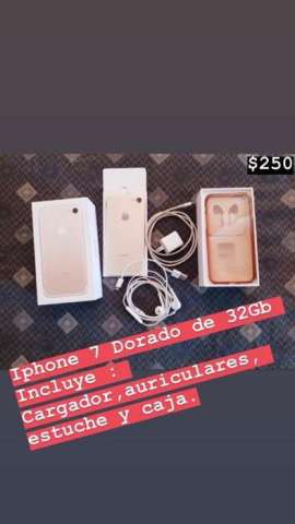 Iphone 7 Dorado de 32 GB Iphone 7 Dorado de 32 GB